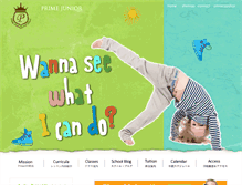 Tablet Screenshot of prime-junior.com